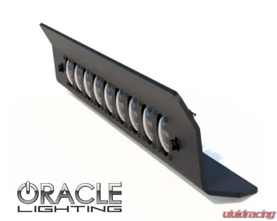 Oracle Lighting Skid Plate w/ Integrated Led Emitters Amber Lens Jeep Wrangler Jl | Gladiator Jt 2018-2023 - 5883-005