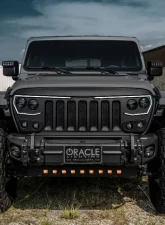 Oracle Lighting Skid Plate w/ Integrated Led Emitters Amber Lens Jeep Wrangler Jl | Gladiator Jt 2018-2023                                     - 5883-005 - Image 7