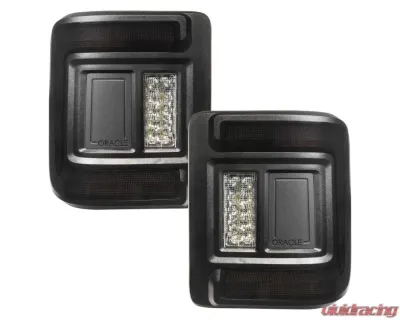 Oracle Lighting Black Series Flush Mount LED Taillights Jeep Wrangler JL 2018+ - 5884-504-T