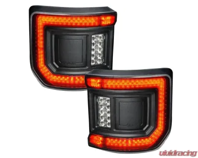 Oracle Lighting Black Series Flush Mount LED Taillights Jeep Wrangler JL 2018+ - 5884-504-T