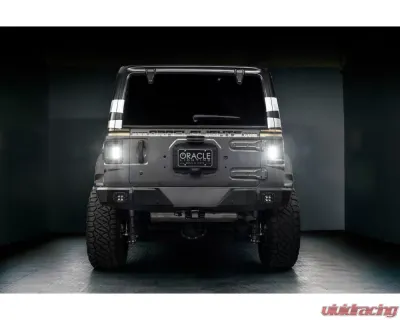 Oracle Lighting Black Series Flush Mount LED Taillights Jeep Wrangler JL 2018+ - 5884-504-T