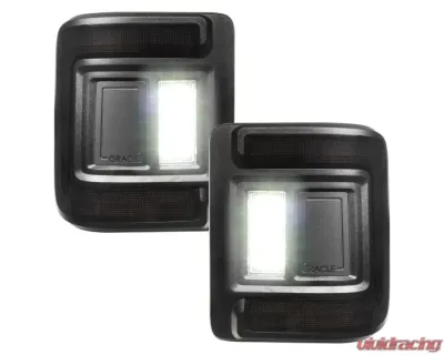 Oracle Lighting Black Series Flush Mount LED Taillights Jeep Wrangler JL 2018+ - 5884-504-T