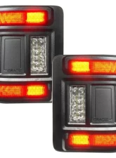 Oracle Lighting Black Series Flush Mount LED Taillights Jeep Wrangler JL 2018+                                     - 5884-504-T - Image 6