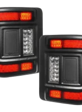 Oracle Lighting Black Series Flush Mount LED Taillights Jeep Wrangler JL 2018+                                     - 5884-504-T - Image 7