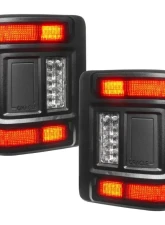 Oracle Lighting Black Series Flush Mount LED Taillights Jeep Wrangler JL 2018+                                     - 5884-504-T - Image 8
