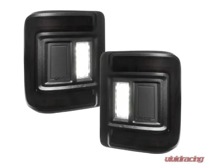 Oracle Lighting Black Series Flush Mount LED Taillights Jeep Wrangler JL 2018+ - 5884-504-T
