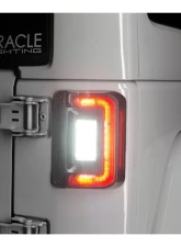 Oracle Lighting Black Series Flush Mount LED Taillights Jeep Wrangler JK 2007-2017                                     - 5891-504-T - Image 15