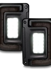 Oracle Lighting Black Series Flush Mount LED Taillights Jeep Wrangler JK 2007-2017                                     - 5891-504-T - Image 5