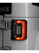 Oracle Lighting Black Series Flush Mount LED Taillights Jeep Wrangler JK 2007-2017                                     - 5891-504-T - Image 10