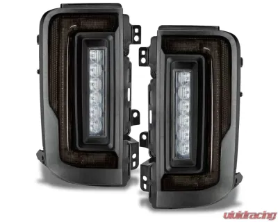 Oracle Lighting Black Series Flush Style LED Taillights Ford Bronco 2021-2024 - 5892-504-T