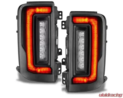 Oracle Lighting Black Series Flush Style LED Taillights Ford Bronco 2021-2024 - 5892-504-T