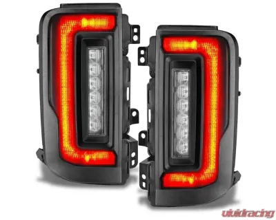 Oracle Lighting Black Series Flush Style LED Taillights Ford Bronco 2021-2024 - 5892-504-T