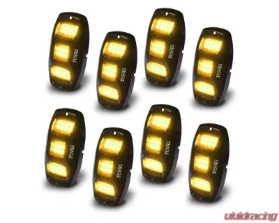 Oracle Lighting ColorSHIFT&reg; RGB+W Underbody Wheel Well Rock Light Kit (8 PCS) - 5895-339-8