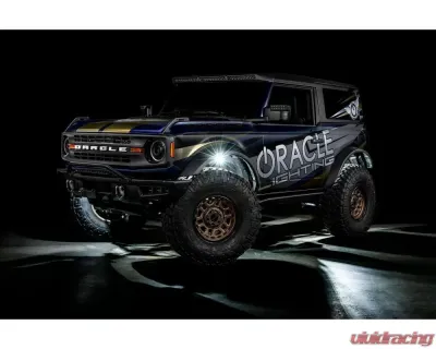 Oracle Lighting ColorSHIFT&reg; RGB+W Underbody Wheel Well Rock Light Kit (8 PCS) - 5895-339-8