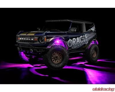 Oracle Lighting ColorSHIFT&reg; RGB+W Underbody Wheel Well Rock Light Kit (8 PCS) - 5895-339-8