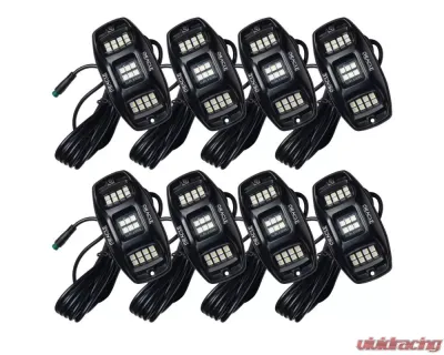 Oracle Lighting ColorSHIFT&reg; RGB+W Underbody Wheel Well Rock Light Kit (8 PCS) - 5895-339-8