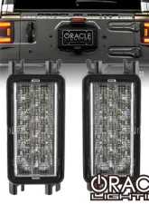 Oracle Lighting Amber | White Dual Function Reverse LED Modules Flush Tail Lights Jeep Wrangler JL 2018-2024                                     - 5915-JL-023 - Image 6