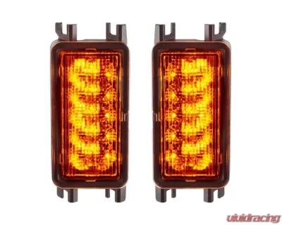 Oracle Lighting Amber | White Dual Function Reverse LED Modules Flush Tail Lights Jeep Wrangler JL 2018-2024 - 5915-JL-023