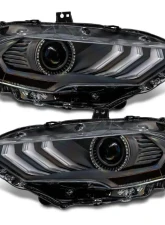 ORACLE Lighting "Black Series" Dynamic ColorSHIFT LED Headlights w/ Sequential Turn Signal Ford Mustang 2018-2023                                     - 8204-332 - Image 15