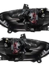 ORACLE Lighting "Black Series" Dynamic ColorSHIFT LED Headlights w/ Sequential Turn Signal Ford Mustang 2018-2023                                     - 8204-332 - Image 16