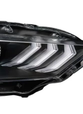 ORACLE Lighting "Black Series" Dynamic ColorSHIFT LED Headlights w/ Sequential Turn Signal Ford Mustang 2018-2023                                     - 8204-332 - Image 18