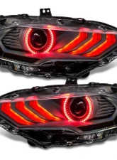 ORACLE Lighting "Black Series" Dynamic ColorSHIFT LED Headlights w/ Sequential Turn Signal Ford Mustang 2018-2023                                     - 8204-332 - Image 9