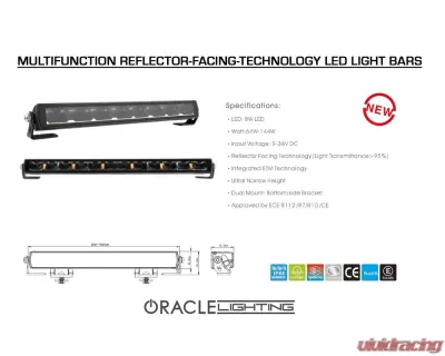 Oracle Lighting 14" Multifunction Reflector-Facing Technology LED Light Bar - 5900-14-023