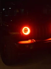 Oracle Lighting LED Headlight Surface Mount Halo Kit Red Color Jeep Wrangler JL | Gladiator JT 2018+                                     - 1214-003 - Image 5