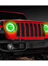 Oracle Lighting ColorSHIFT LED Headlight Surface Mount Halo Kit w/ 2.0 Controller Jeep Wrangler JL 2018-2024                                     - 1214-333 - Image 6