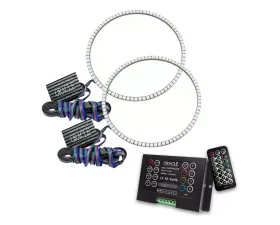 Oracle Lighting ColorSHIFT LED Headlight Surface Mount Halo Kit w/ 2.0 Controller Jeep Wrangler JL 2018-2024