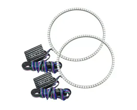 Oracle Lighting ColorSHIFT LED Headlight Surface Mount Halo Kit w/o Controller Jeep Wrangler JL 2018-2024