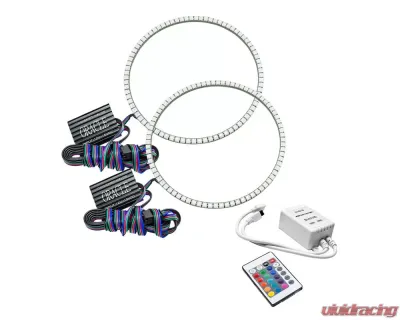 Oracle Lighting ColorSHIFT LED Headlight Surface Mount Halo Kit w/ Simple Controller Jeep Wrangler JL 2018-2024 - 1214-504