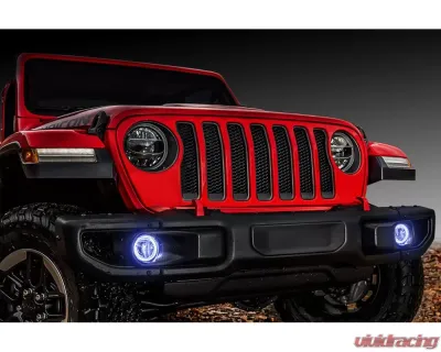 Oracle Lighting LED Surface Mount Fog Light Halo Kit White Color Jeep Gladiator JT 2020-2024 - 1215-001