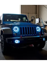 Oracle Lighting LED Surface Mount Fog Light Halo Kit White Color Jeep Gladiator JT 2020-2024                                     - 1215-001 - Image 4