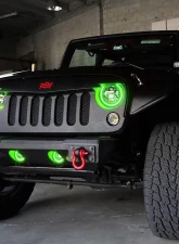 Oracle Lighting LED Surface Mount Fog Light Halo Kit Green Color Jeep Gladiator JT 2020-2024                                     - 1215-004 - Image 4