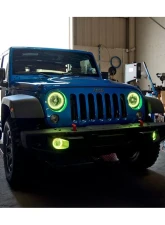 Oracle Lighting LED Surface Mount Fog Light Halo Kit Green Color Jeep Gladiator JT 2020-2024                                     - 1215-004 - Image 7