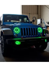 Oracle Lighting LED Surface Mount Fog Light Halo Kit Green Color Jeep Gladiator JT 2020-2024                                     - 1215-004 - Image 9