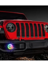 Oracle Lighting ColorSHIFT LED Surface Mount Fog Light Halo Kit No Controller Jeep Gladiator JT 2020-2024                                     - 1215-333 - Image 2