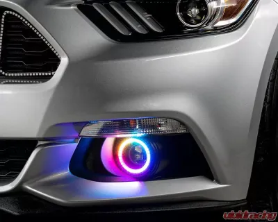 Oracle Lighting Dynamic ColorSHIFT RGB+A Projector Fog Halo Kit Surface Mount Ford Mustang 2015-2017 - 1235-332