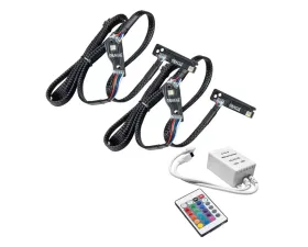 Oracle Lighting ColorSHIFT Lightning Bolt RGB+W Headlight DRL Upgrade Kit w/ Simple Controller Nissan GT-R 2015-2024