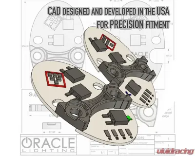 Oracle Lighting ColorSHIFT Headlights DRL Upgrade w/ Simple Controller Tesla Model 3 2017-2020 - 1286-504