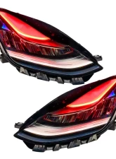 Oracle Lighting ColorSHIFT Headlights DRL Upgrade w/ Simple Controller Tesla Model 3 2017-2020                                     - 1286-504 - Image 7