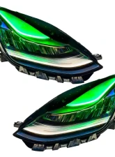 Oracle Lighting ColorSHIFT Headlights DRL Upgrade w/ Simple Controller Tesla Model 3 2017-2020                                     - 1286-504 - Image 8