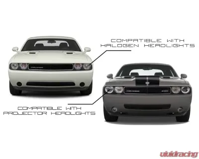 Oracle Lighting Dynamic ColorSHIFT Headlight Halo Kit Standard Mount Dodge Challenger 2008-2014 - 1317-332