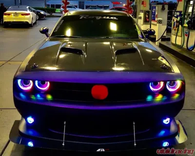 Oracle Lighting Dynamic ColorSHIFT Headlight Halo Kit Standard Mount Dodge Challenger 2008-2014 - 1317-332