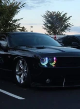 Oracle Lighting Dynamic ColorSHIFT Headlight Halo Kit Standard Mount Dodge Challenger 2008-2014                                     - 1317-332 - Image 8