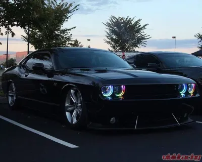 Oracle Lighting Dynamic ColorSHIFT Headlight Halo Kit Standard Mount Dodge Challenger 2008-2014 - 1317-332