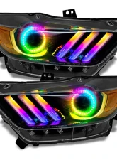 Oracle Lighting Dynamic Colorshift DRL Upgrade w/ Halo Kit Ford Mustang GT | Shelby GT350/GT500 2015+                                     - 1335-332 - Image 7