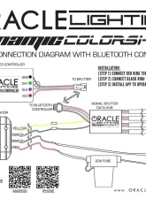 Oracle Lighting Dynamic Colorshift DRL Upgrade w/ Halo Kit Ford Mustang GT | Shelby GT350/GT500 2015+                                     - 1335-332 - Image 8