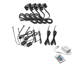 Oracle Lighting ColorSHIFT RGB+W Headlight DRL Upgrade Kit w/ Simple Controller Jeep Wrangler JL | Gladiator JT 2018+